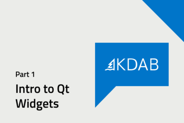 Introduction to Qt Widgets: Part 1